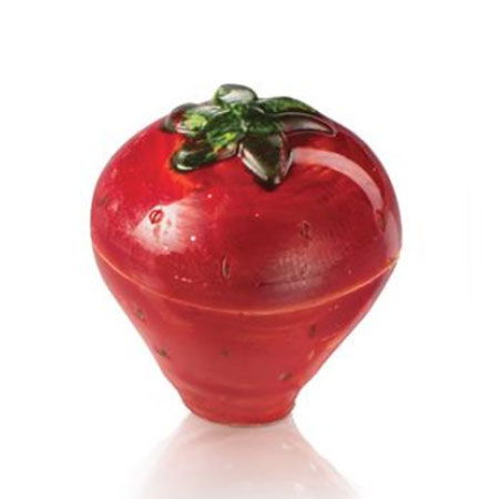 Ciocolaterie - Matrite, Ustensile - Praline 3D Fructe, Capsuna - Matrita Policarbonat