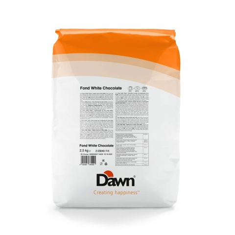 Materii Prime, Ingrediente - Premix Aroma de Ciocolata Alba - Mousse, Bavareze, Semifreddo, Fond Dawn, 2.5 kg