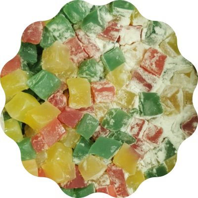 Ingrediente Diverse - Rahat feliat cuburi mici 1 - 2 cm pentru cozonac, 4 Kg