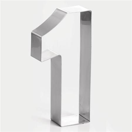 Cofetarie - Ustensile - Rama Inox Cifra 1, 30x13.8xH4 cm