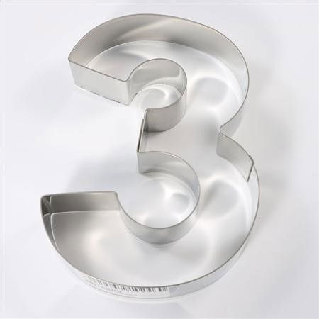 Cofetarie - Ustensile - Rama Inox Cifra 3, 30.2x23xH4 cm