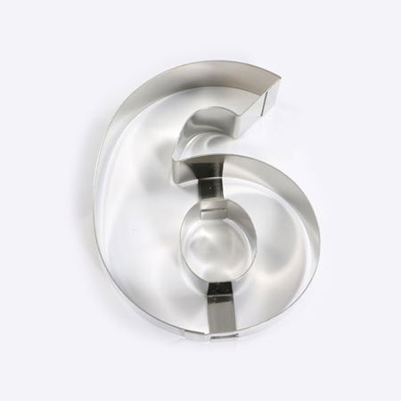 Rame Inox - Rama Inox Cifra 6, 20.3x15.9xH4 cm