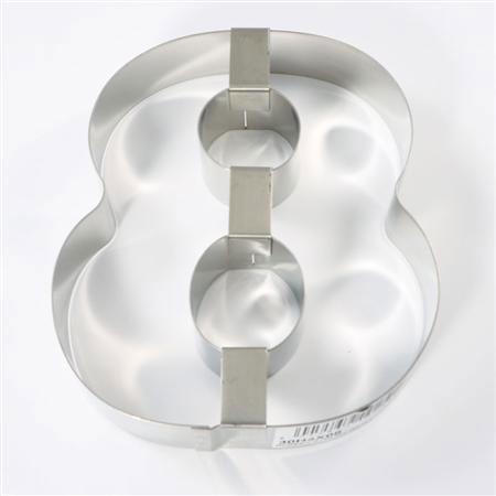 Cofetarie - Ustensile - Rama Inox Cifra 8, 29.6x24xH4 cm