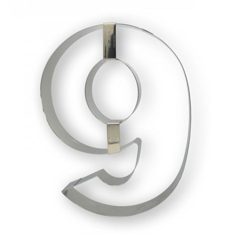 Cofetarie - Ustensile - Rama Inox Cifra 9 Ø30xH4cm