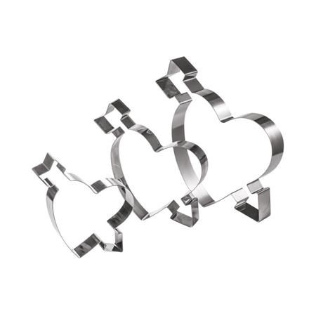 Rame Inox - Rama Inox Inima cu sageata 22x19xH5 cm