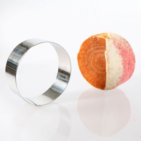 Cofetarie - Ustensile - Rama Inox New York Roll Rotund, Ø 10 x H 3.5 cm