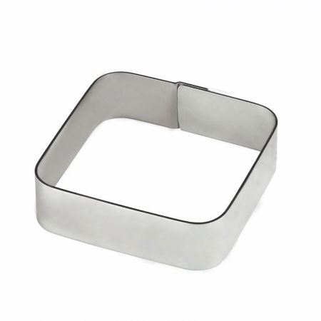 Rame Inox - Rama Inox Patrata Colturi Rotunjite 5.5x5.5xH2cm