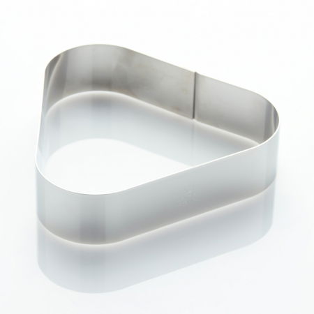 Rame Inox - Rama Inox Triunghi Rotunjit 20 x  H 4 cm