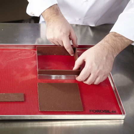 Rama Microforata Tarte Patrate Colturi Drepte, 15x15xH2 cm [3]