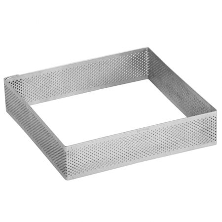 Rame Microforate Tarte - Rama Microforata Tarte Patrate Colturi Drepte, 19x19xH3.5 cm