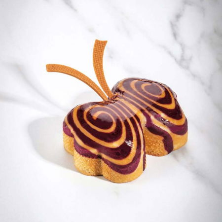 Rama Microforata Tarte Viennoiserie by Johan Martin Fluture 10.9 x 8.2 x H 4.5 cm [2]