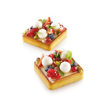 Rame Termoplastic Microforate 8 x 8 x h 2 cm, Patrate, Set 6 buc [3]