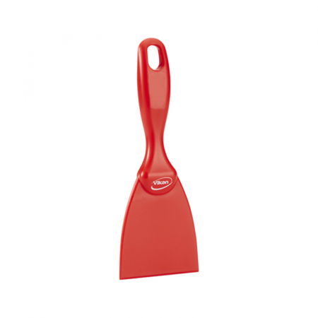 Brutarie, Patiserie - Ustensile - Rascheta cu Maner Material Plastic Rigid Rosu, 7.5 x H 21 cm