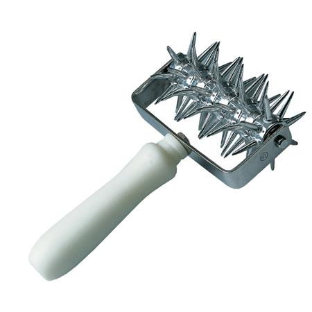 Brutarie, Patiserie - Ustensile - Rola Perforat Aluat 12 cm, Aluminiu