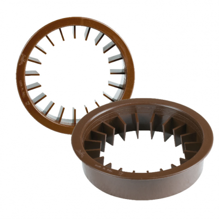 Decupatoare - Rotund cu Margine Dintata - Decupator Plastic, Ø 8 x H 3 cm