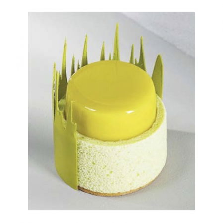 Ustensile Diverse Ciocolaterie - Sablon Inox Decor Tort / Monoportii - Model Puls , 30xH8.4