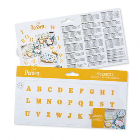 Sablon Plastic Decor Alfabet, 25 x 10 cm [3]