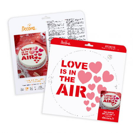 Sablon Plastic Decor Top, Model Love, Ø 25 cm  [2]