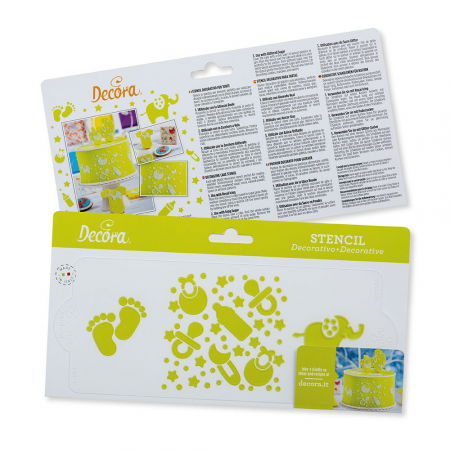 Sablon Plastic Lateral Decor Bebe, 25 x 10 cm [2]