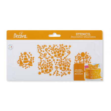 Sablon Plastic Lateral Decor Carnaval / Party, 25 x 10 cm [2]