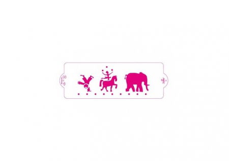 Sabloane Decor - Sablon Plastic Lateral Decor Circ, 30 x 10 cm