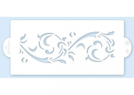 Sabloane Decor - Sablon Plastic Lateral Decor Clasic, 26 x 12.5 cm