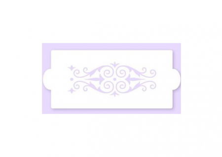 Sabloane Decor - Sablon Plastic Lateral Decor Clasic, 26 x 12.5 cm