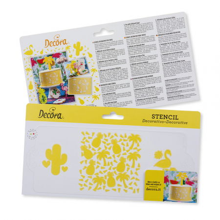 Sablon Plastic Lateral Decor Exotic, 25 x 10 cm [2]