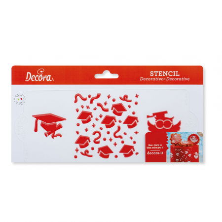 Sabloane Decor - Sablon Plastic Lateral Decor Laureat, 25 x 10 cm