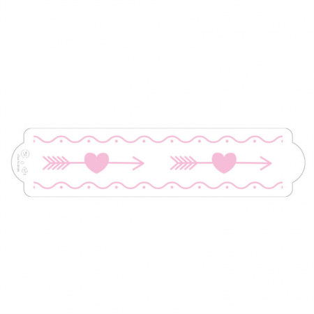 Sabloane Decor - Sablon Plastic Lateral Decor Love, 30 x 7 cm
