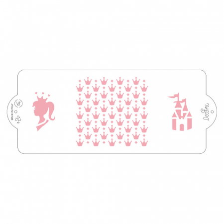 Sablon Plastic Lateral Decor Printesa, 25 x 10 cm [3]