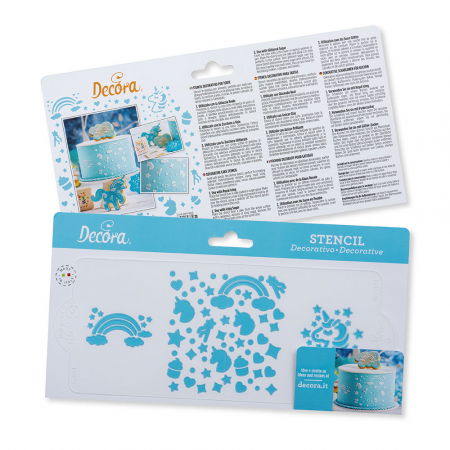 Sablon Plastic Lateral Decor Unicorn, 25 x 10 cm [2]