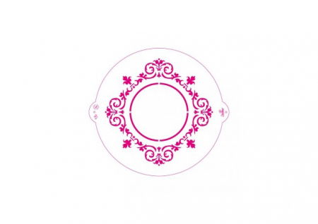 Sabloane Decor - Sablon Plastic Rotund Decor Clasic Ø 25 cm