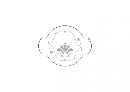 Sabloane Decor - Sablon Plastic Rotund Decor Fantezie Ø 10 cm