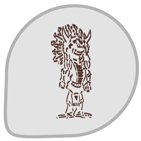 Sabloane Decor - Sablon Plastic Rotund Decor Indian