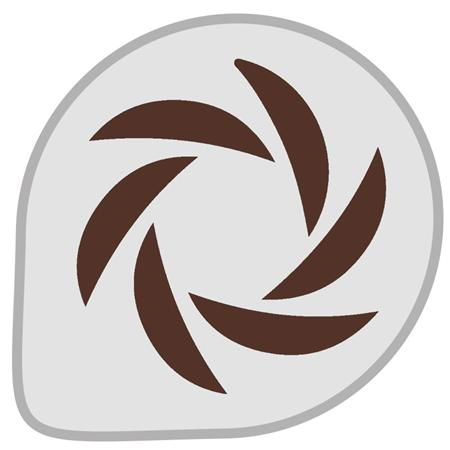 Sabloane Decor - Sablon Plastic Rotund Decor Morisca Ø 26 cm