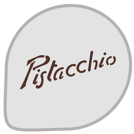 Sabloane Decor - Sablon Plastic Rotund Decor Pistacchio Ø 26 cm