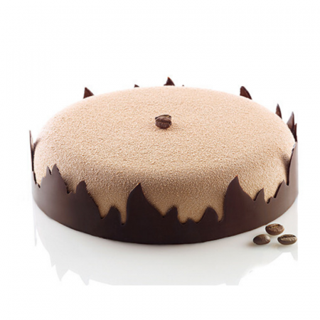 Sabloane Decoruri Ciocolata - Sablon Silicon Decor Lateral Fuoco - Set Sablon + Rascheta + Acetofan