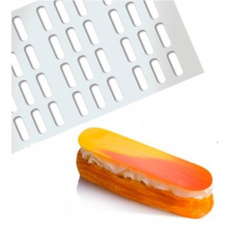 Sabloane Decoruri Ciocolata - Sablon Silicon Ecler - 36 decoruri x 6 cm