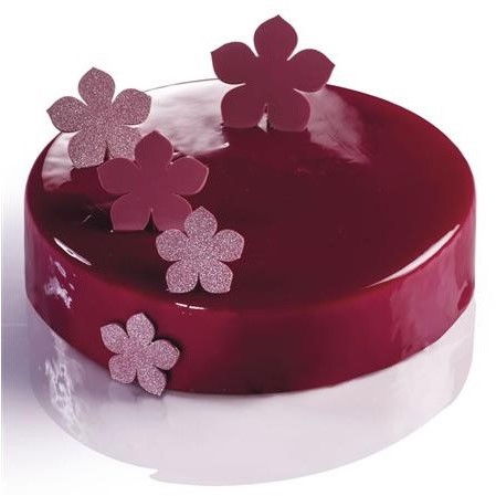 Ciocolaterie - Matrite, Ustensile - Sablon Silicon Flori - 28 decoruri Ø 5.2 - Ø 3.3 cm