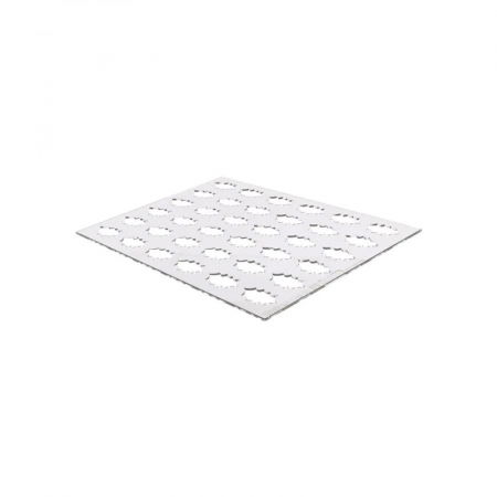 Sabloane Decoruri Ciocolata - Sablon Silicon Frunza Craciun - 36 decoruri 4 x 2.2 x H 0.2 cm, 1.2 ml