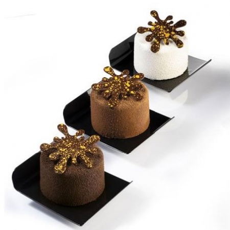 Sabloane Decoruri Ciocolata - Sablon Silicon Pete - 16 decoruri Ø 6 cm