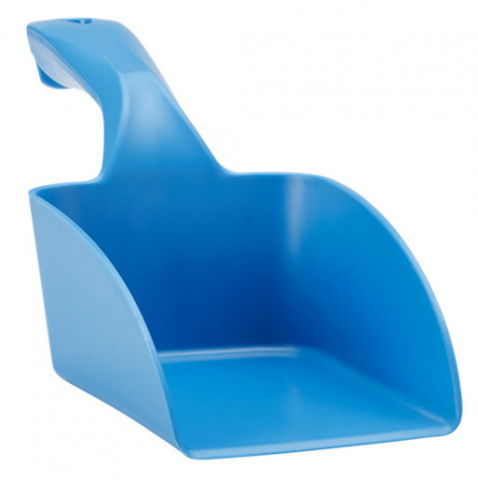 Brutarie, Patiserie - Ustensile - Scafa cu Baza Dreapta 1 Litru, Material Plastic Albastru, L 34 cm