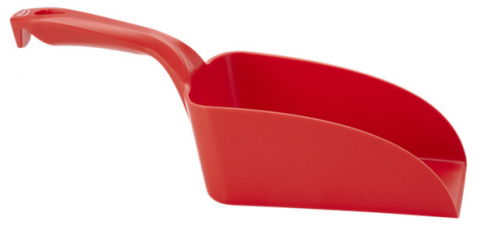 Brutarie, Patiserie - Ustensile - Scafa cu Baza Dreapta 1 Litru, Material Plastic Rosu, L 34 cm