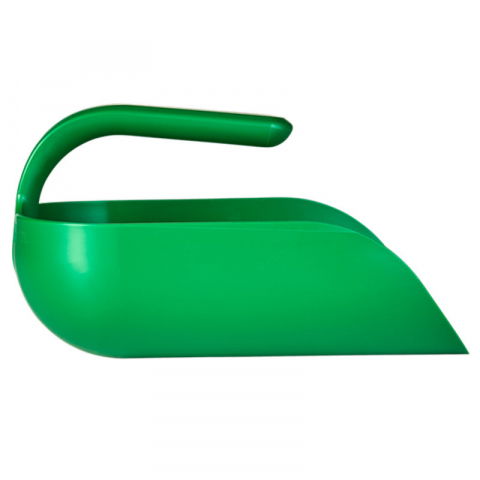 Brutarie, Patiserie - Ustensile - Scafa cu Baza Rotunjita 2 Litri, Material Plastic Verde, L 27 cm