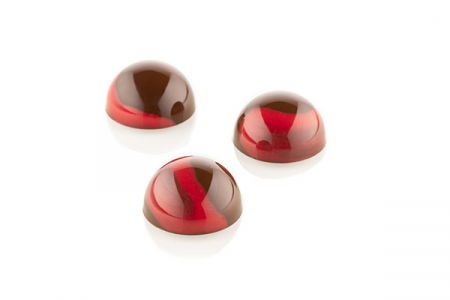 Semisfere Ciocolata Ø 3.1 x H 1.6 cm - Kit Matrita Policarbonat + silicon, 24 cavitati (CH013) [3]