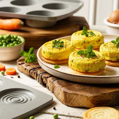 Set 2 Forme Silicon Bicuiti 2 Modele 2.87 - 3 x 1.65 - 1.75 x H 0.1 - 3.5 cm, 6 cavitati [2]