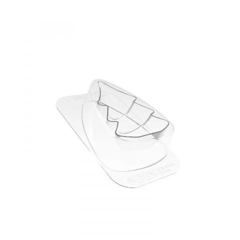 Ciocolaterie - Matrite, Ustensile - Set 2 Matrite Plastic Ciocolata Brad Craciun 3D Ø 10 x H 16 cm