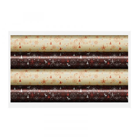 Set 24 Folii Transfer Ciocolata 2 Modele Craciun 30 x 40 cm [3]