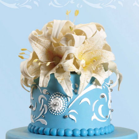 Ustensile Decor Pasta de Zahar - Crin Imperial Petale - Decupatoare Plastic cu Extractor Ø 5 - 11 cm, Set 4 Buc